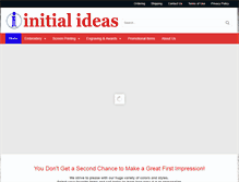 Tablet Screenshot of initialideasinc.com